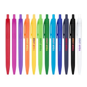 23 Stylos rétractables promotionnels en plastique à prix abordable avec impression de logo personnalisé, encre 1,0 mm, certifiés, échantillon gratuit disponible - Product Image 1