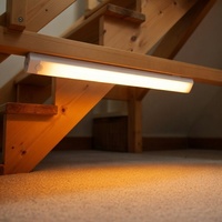 Veilleuse LED rechargeable à détecteur de mouvement pour chambre à coucher, avec double température de couleur et contrôle par capteur
