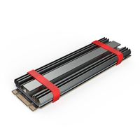M.2 NVMe SSD Heatsink HDD Hard Disk Heat Disk M2 2280 Radiateur en aluminium avec tampon thermique pour PC de bureau Sata SSD Cooler Tools