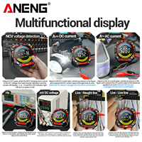 ANENG 626 Multimeter Digital Layar Terbalik Presisi Tinggi Portabel 4-Digit 6000 Kali Pengukuran DC/AC 600V VA