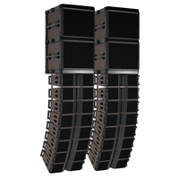 Harga Grosir 208 Speaker Line Array Pasif Konser, Sistem Suara Profesional Outdoor Double 8 Inch