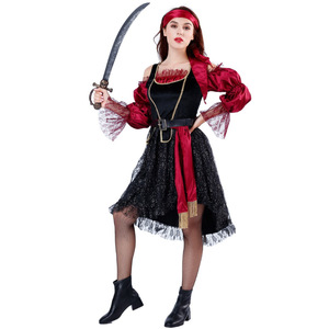 Disfraz de Pirata del Caribe para Parejas, Traje de Capitán para Halloween, Juego de Rol de TV y Cine, Conjunto para Actuaciones en Escenario - Product Image 3