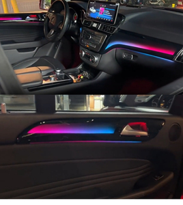 Luz Ambiental LED Profesional <span class=keywords><strong>de</strong></span> 12V 10W para Mejorar el Interior del Automóvil, Compatible con W166 ML GL GLE GLS, con Control desde el Volante - Product Image 4