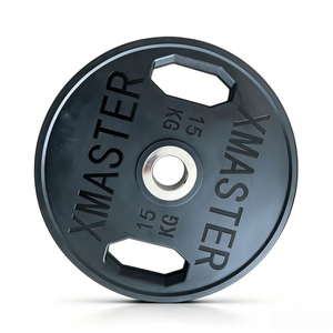 Disco Olímpico Recubierto de Goma para Levantamiento de Pesas, Entrenamiento de Fuerza, Crossfit y Gimnasio, con Superficie Antideslizante de Alta Resistencia - Product Image 1