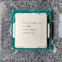 Processeur de bureau Intel Core I5-9400F d'occasion, LGA1151, 6 cœurs, 6 threads, 2,9-4,1 GHz, 9 Mo de cache, 65 W, CPU sans carte graphique intégrée