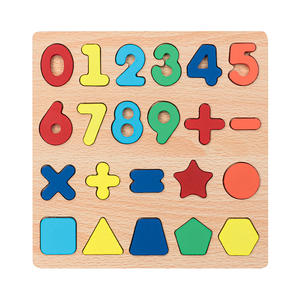 Juego de mesa de madera al por mayor alfabeto número niños montessori rompecabezas de aprendizaje 3D juguetes educativos para edades tempranas para niños de 3 a 6 años - Product Image 4