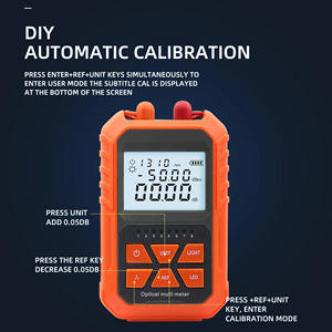 3 IN 1 Glasfaser-Leistungs messer-50 ~ 20dB RJ45-Netzwerk-Kabeltester mit visueller Fehlersuche 5MW 1-5km - Product Image 6