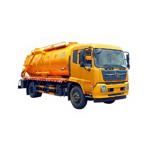 รถดูดฝุ่นและฉีดน้ำ Dongfeng VR 2 เพลา 15 ลูกบาศก์เมตร พร้อมใช้งาน, เครื่องยนต์คัมมินส์ 6 สูบ, ปั๊มดูดฝุ่นแบบหมุนเวียนน้ำมันคู่ - Product Image 1