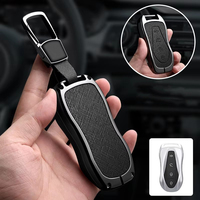 Étui de clé de voiture en cuir et alliage de zinc le plus populaire pour Geely Xingyue Boyue Pro Geometry C