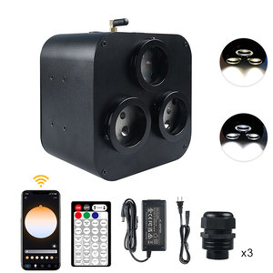 30W CCT Dual White Three Ports Twinkle + Music Effect + APP Control Fiber Optic Lights kit para Star Ceiling Sky Light Car/Home - Product Image 2