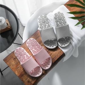 Ciabatte da bagno da donna estate digitopressione casa da interno alla moda antiscivolo pantofole da bagno per coppie per uso bagno - Product Image 1