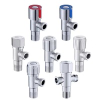Robinet d'angle en acier inoxydable de haute qualité au design moderne, accessoires pour salle de bain, extérieur, appartement, hôtel