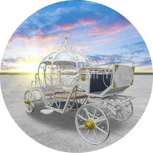European Romantic Travel Wedding Carriage Electric Cinderella <b>Pumpkin</b> Reception Scenic Sightseeing Vehicle - Product Image 2