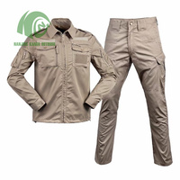 Ensemble uniforme tactique KANGO à manches longues, camouflage, design tactique