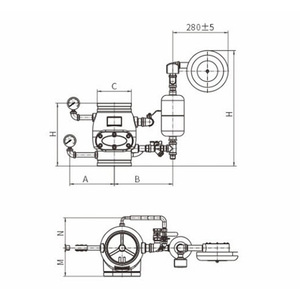 Rãnh kết thúc Sprinkler ướt báo động kiểm tra van của cháy sprinkler báo động van - Product Image 2