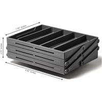 Tiroirs modulables DIY : 3 paniers coulissants magiques avec organiseurs modulaires pour armoires et rangements