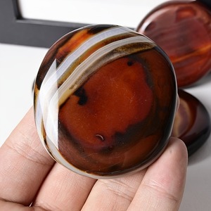 หินอาเกตทรงแบนคุณภาพสูงสำหรับตกแต่งบ้านและของขวัญ ขายส่ง - Product Image 3
