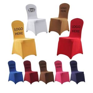 Housse de chaise en spandex élastique personnalisée, design populaire et coloré, avec logo - Product Image 1