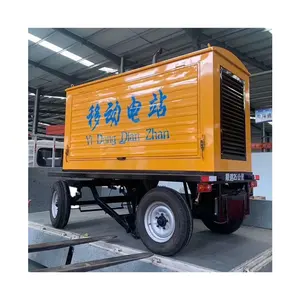 Hot Koop 11kw 50kva Noodgenerator Set Mitsubi Shi Motor Dynamo Diesel Elektrische Aanhangwagen Genset Fabriek