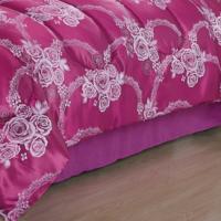 Juego de Edredón Moderno de 7 Piezas, Jacquard Brillante, 120 g/m², Ropa de Cama de Poliéster