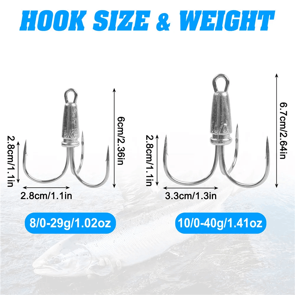 best fishing hooks for tip ups Treble Kit High Carbon Steel Treble Fishing Hooks Ring Set Strong Sharp Round Bend Trout Bass Catfish Lures Baits Freshwater Saltwater, 110pcs, Size 4 6 8 10 12 14 : Sports & Outdoors each with their own Replacement tension knob for penn plax betta bowl Size:TTCT100HSL731MHFB / 7'3