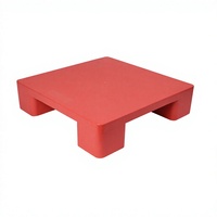 Palette en plastique Euro Eruo 400x300 4 voies simple face petite palette de stockage au sol modèle F7 1,08 kg