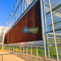 WUSEN 7090 100/150mm Panneau de refroidissement en cellulose alvéolé pour ventilation d'élevages de poulets de chair et de poules pondeuses