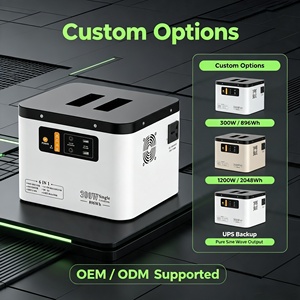 Station d'alimentation portable pour le camping, générateur de batterie avec deux ports USB A et un port USB C, écran numérique inclus - Product Image 2