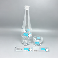 Film thermorétractable transparent durable en gros pour étiquettes de bouteilles de boissons, matériau en rouleau personnalisable (0,03-0,05 mm)