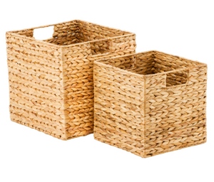 Panier de rangement pliable tissé à la main de haute qualité Jacinthe d'eau Meilleur vendeur pour la cuisine à domicile Utilisation directe Vietnam-Meilleur prix! - Product Image 5