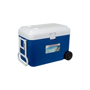 High Quality Outdoor Insulated Fish Boxes Coolers Camping Gear Cooler Box With Wheels