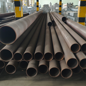 Tube rond en acier galvanisé, <span class=keywords><strong>section</strong></span> creuse revêtue de zinc pour la construction de structures en acier et les ateliers - Product Image 1