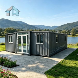 Ufficio Container 30ft/40ft, Case Prefabbricate in Legno, Ville, Tiny House Nera, <span class=keywords><strong>Palestra</strong></span> Container <span class=keywords><strong>con</strong></span> Bagno - Product Image 1