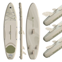 Planche à pagaie gonflable ITAOSTAR 11'x33"x6" pour lacs et rivières, matériaux PVC/Composite/TPU/PE, comprend pompe et kit de réparation