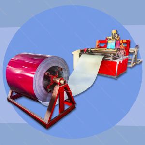 Ligne de refendage de bobines d'acier Machine à cintrer et à découper les tôles métalliques - Product Image 5