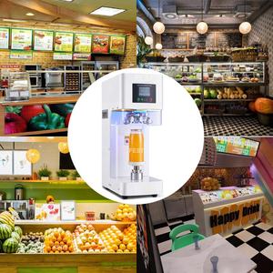 آلات ختم Boba للعلب غير الدوارة للمهرجان ، يمكن لآلة شاي الفقاعات ، آلات تعليب علب البيرة والألومنيوم - Product Image 5