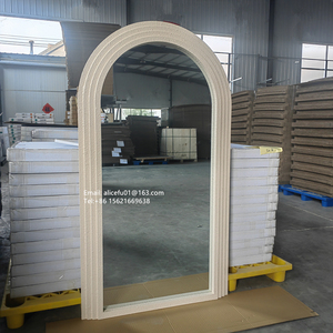 <span class=keywords><strong>Specchio</strong></span> a figura intera <span class=keywords><strong>in</strong></span> <span class=keywords><strong>legno</strong></span> stile nordico, ecologico, infrangibile, leggero, con cornice, per soggiorno, camera da letto, decorazione murale <span class=keywords><strong>in</strong></span> stile rustico - Product Image 3