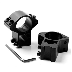 Anelli per Cannocchiale da 25,4mm con Attacco Weaver da 11mm (1 pollice) per Ottiche, Mirini, Accessori per Torce da Caccia - Product Image 4