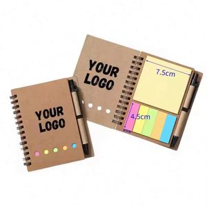 Bloc-notes autocollant avec logo imprimé, papeterie de bureau bon marché Ys878, bloc-notes adhésif, ensemble cadeau - Product Image 1