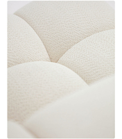 Meubles de Salon Canapé Nuage Confortable Canapé d'Angle Blanc Sectionnel Moderne en Forme de L 3 Places