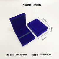 Boîte en velours personnalisée en gros pour boîte d'emballage de médaille de trophée de souvenirs de pièce de monnaie de coquille