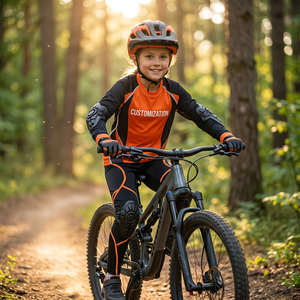 Offre Spéciale : Ensemble Maillot et Patins à Roulettes Personnalisés pour Enfants – Manches Longues avec Casque, Genouillères et Coudières pour le Patinage et le Cyclisme en Extérieur - Product Image 3