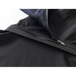 Igift เสื้อกันลมสำหรับผู้ชาย, เสื้อกันลมแบบบางใส่สบายโพลีเอสเตอร์/ ผ้าฝ้ายขนาดพิเศษกันน้ำระบายอากาศมีฮู้ดใส่กลับด้านได้สำหรับฤดูหนาว - Product Image 2