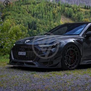 Nouveau pare-chocs en fibre de carbone sèche brillante de style IMP pour Audi RS6 C8 2019-2022, pièces de kit carrosserie - Product Image 3