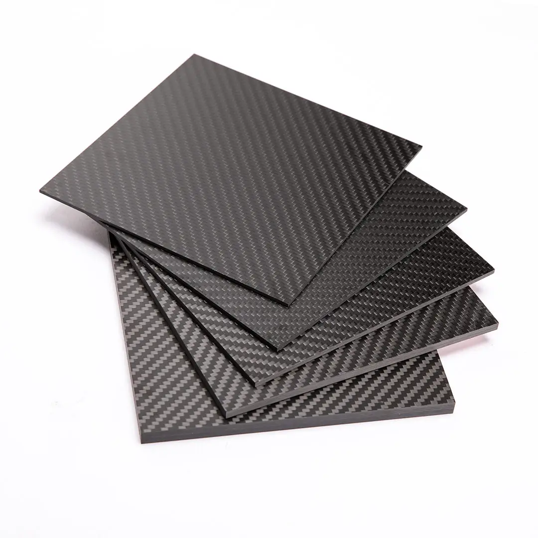 Carbon Fiber Manufacturer Real 3K Carbon Fiber Sheets Plates 1mm 2mm 3mm 4mm 5mm 6mm 10mm