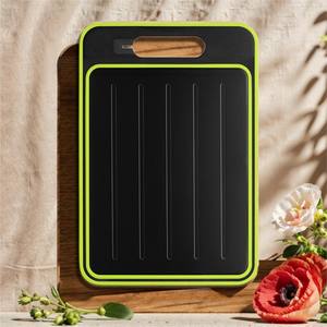 Tabla de cortar de doble cara al por mayor con función de descongelación, multifuncional para cocina, picar y afilar - Product Image 2