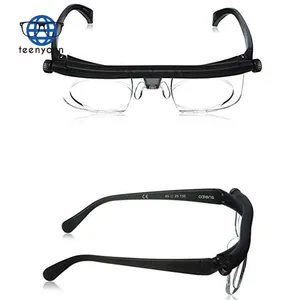 Teenyoun kacamata baca fokus dapat diatur, kacamata mata miopia-6D sampai + 3D lensa variabel teropong pembesar Porta Oculos