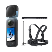 Insta360 X3 Dokunmatik Ekranlı Su Geçirmez FlowState Tek Lensli Panoramik Mini Aksiyon Kamerası, Vlog Yapımcıları İçin Tasarlandı