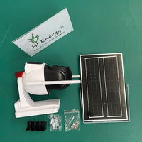 Cámara de Seguridad CCTV Inalámbrica para Exteriores Hienergy 4G con Tarjeta SIM, WiFi, Energía Solar, 8MP, 4K, Doble Lente, IP66 Impermeable, Almacenamiento en la Nube