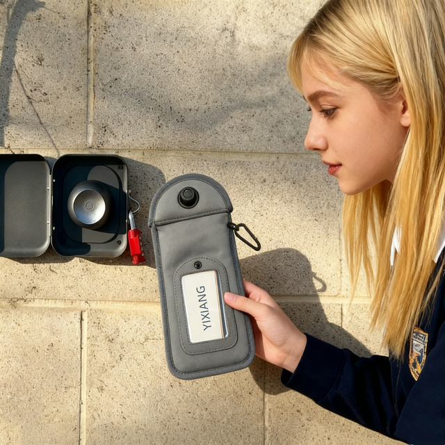 AntiTheft Mobile Lock Faraday Phone Lockable Collection Pouch Supermarket Lockable Pouch School Museum Church Meetings Available